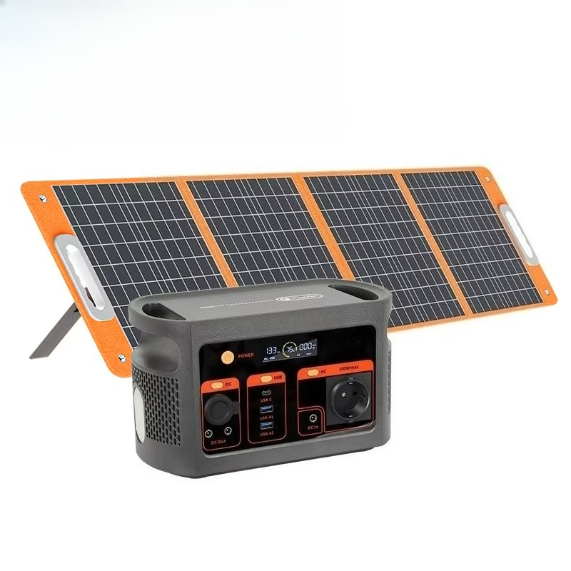 Outdoor Power Generator - 300W純正弦波ソーラー発電機、LiFePO4バッテリー搭載、キャンプ、家庭用エネルギー、屋外AC/DC電源、ポータブル電源
