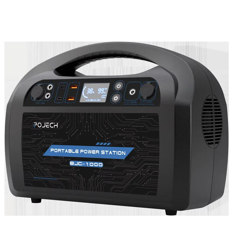 Outdoor Uninterruptible Power Supply - ポータブルソーラー発電所 1000W 大容量UPS BJC-1000 アウトドアキャンプ用 無停電ソーラーパネル供給