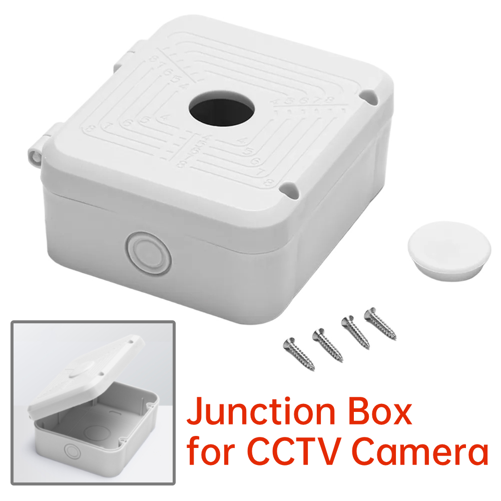 Outdoor Power Supply Box - 防水ジャンクションボックス CCTV カメラ用ビデオワイヤーボックス電源ケーブルボックス屋外電子カメラ保護ボックス白