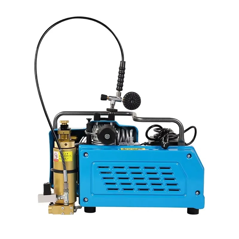 Air Compressor Portable - ホットセール高圧300バール呼吸用空気圧縮機100L/分携帯型スキューバタンク補充ポンプ（ダイビング＆消防用）