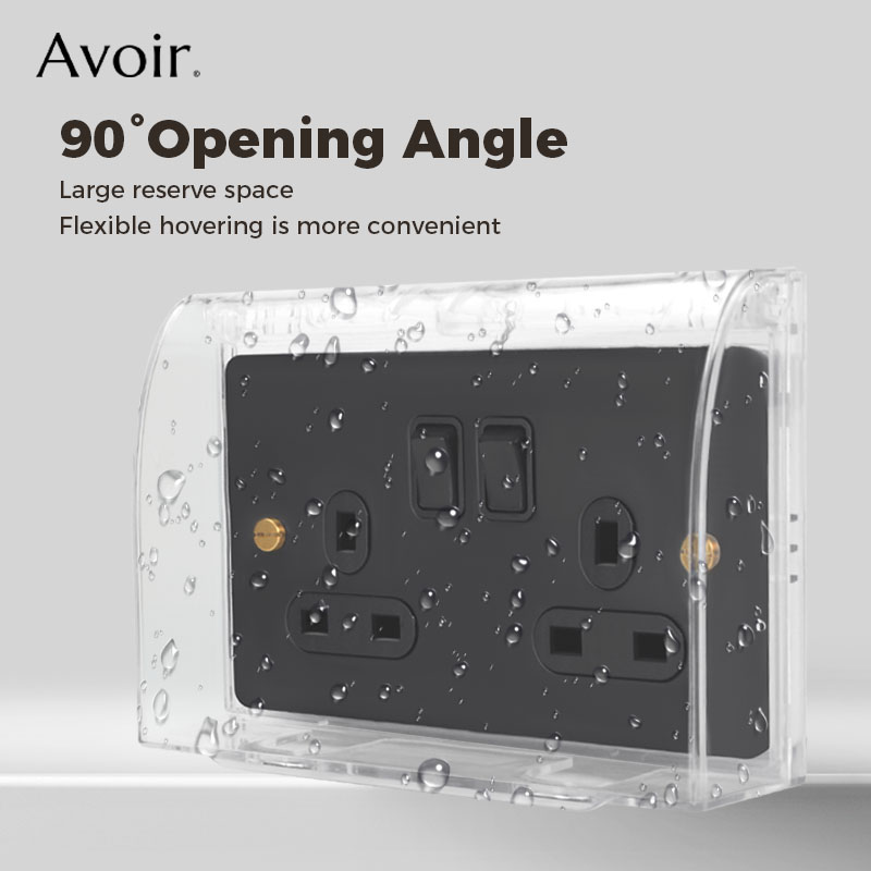 Power Switch Outdoor - Avoir-防水スイッチ保護ボックス,外部マウント,キッチンカバー,屋外電源プラグ,プラスチックプロテクター,タイプ146