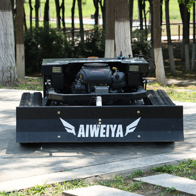 Snow Blower Single - 高速道路の両側の斜面の除草用にカスタマイズされた高出力リモート芝刈り機、草刈り機能付きプロ用除雪機