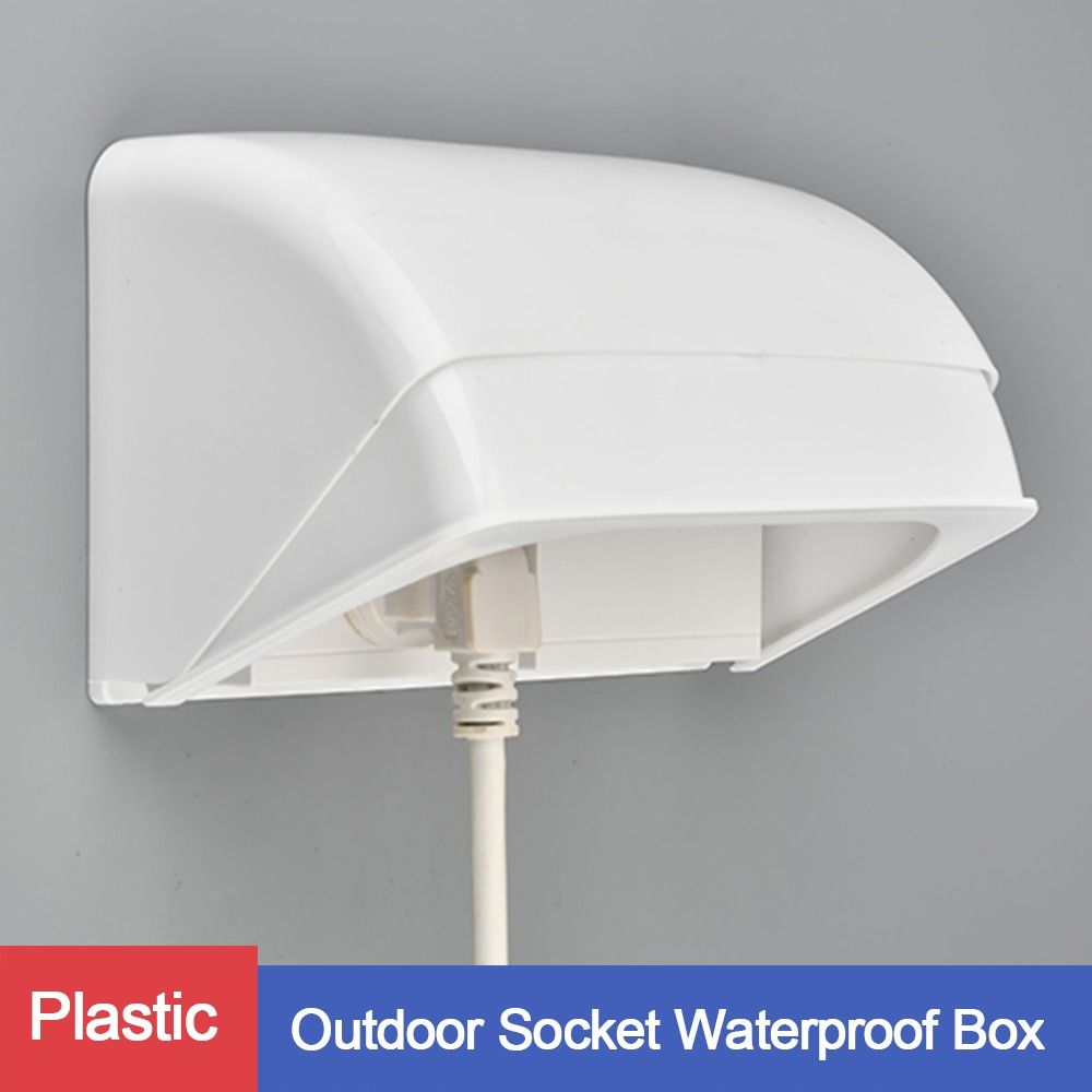 Power Switch Outdoor - 1 個屋外ソケット防水ボックス電気プラグカバー防雨カバー充電パイルソケットスイッチ保護カバー