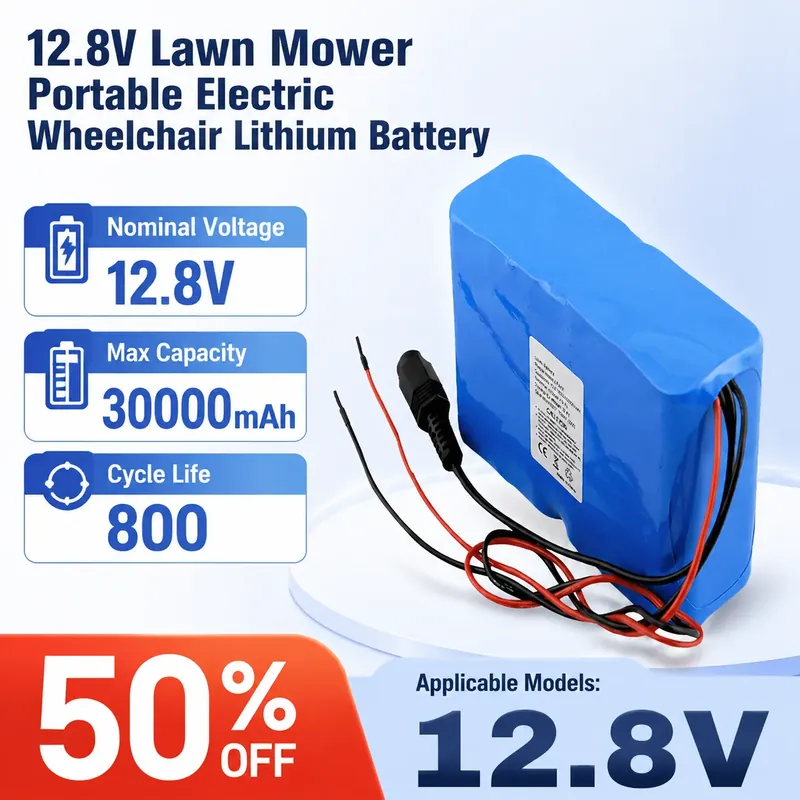 Outdoor Power Wheelchair - 12.8V 屋外始動電源用 25.9V 7 ストリング芝刈り機ポータブル電動車椅子リチウム電池
