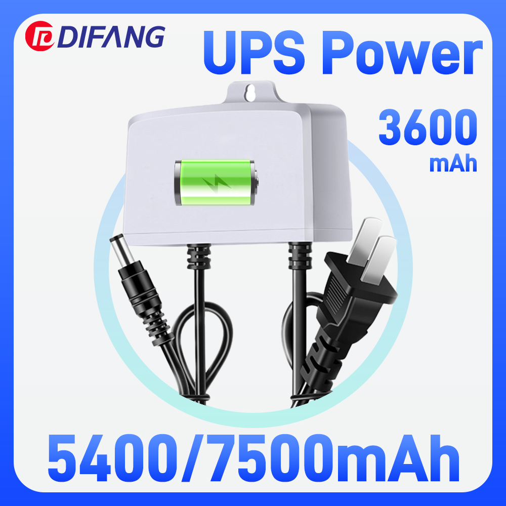 Outdoor Uninterruptible Power Supply - DIFANG UPS 電源アダプタ WiFi カメラ用無停電電源アダプタ 5400/7500mAh