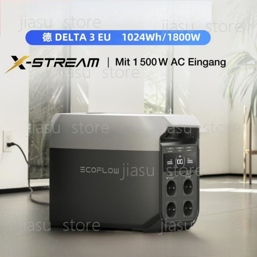 Outdoor Power Generator - EcoFlow DELTA 3 ポータブル電源 EU版 220V