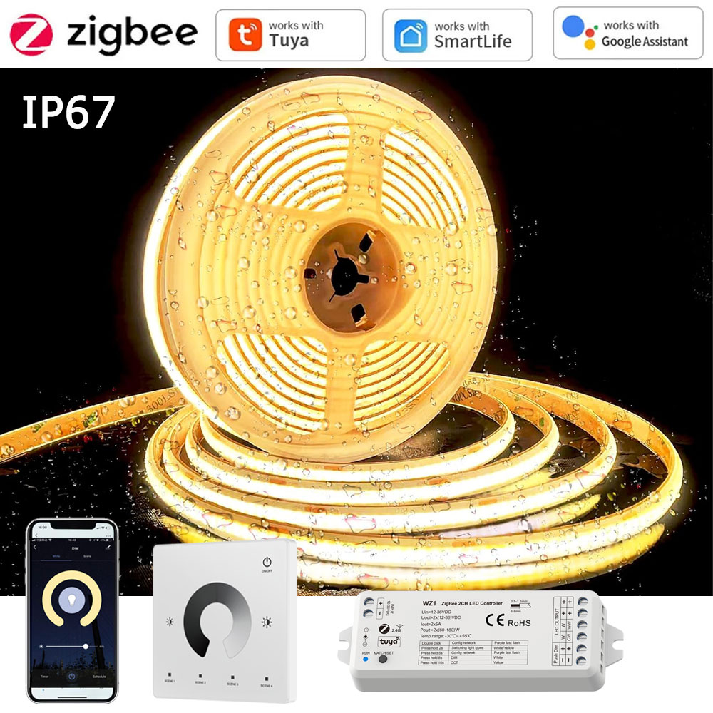 Outdoor Power Point Zigbee - 5m 10m 20m 防水Tuya Zigbee COB