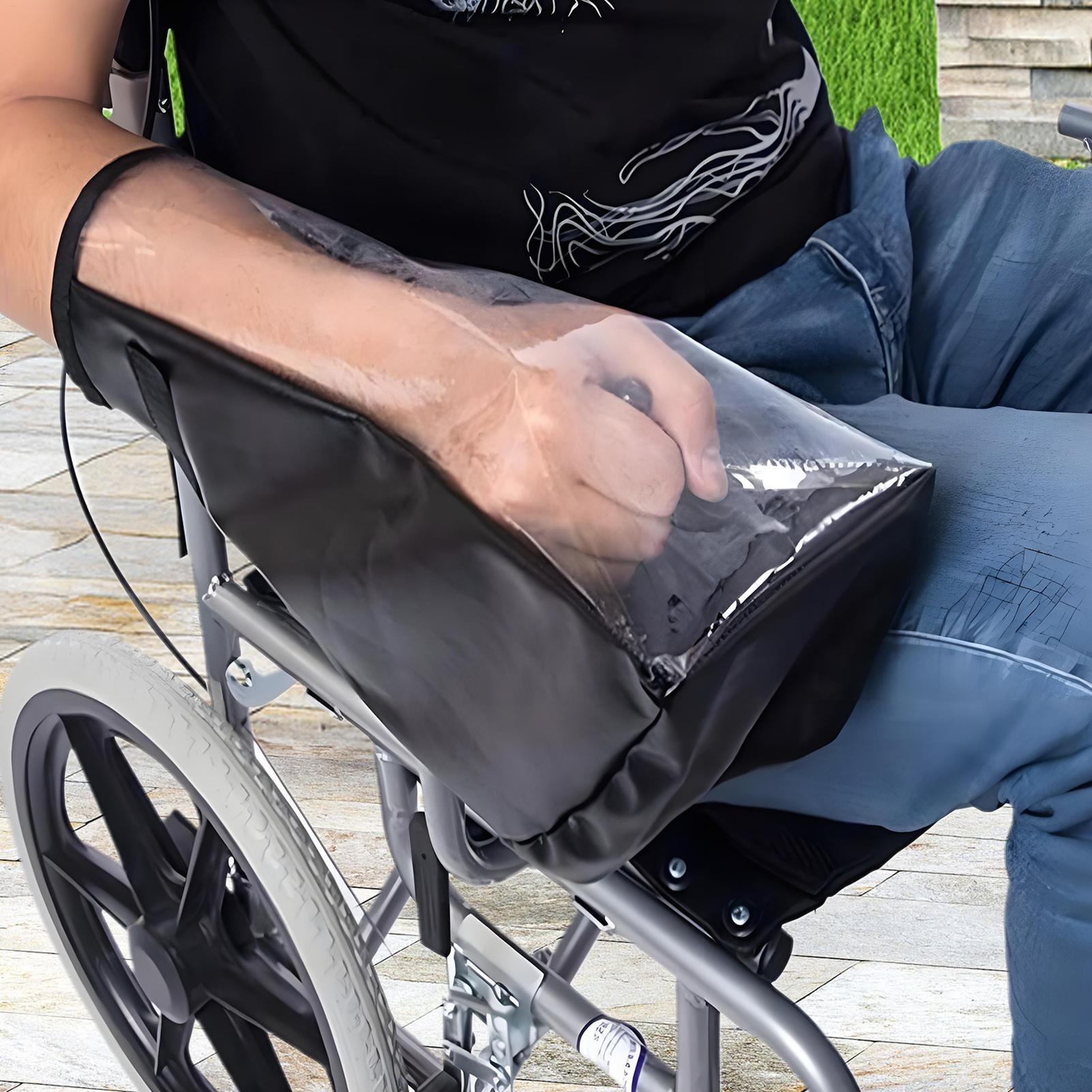 Outdoor Power Wheelchair - 防水電動車椅子ジョイスティックカバー保護ケース屋外車椅子アクセサリー障害者高齢者向け