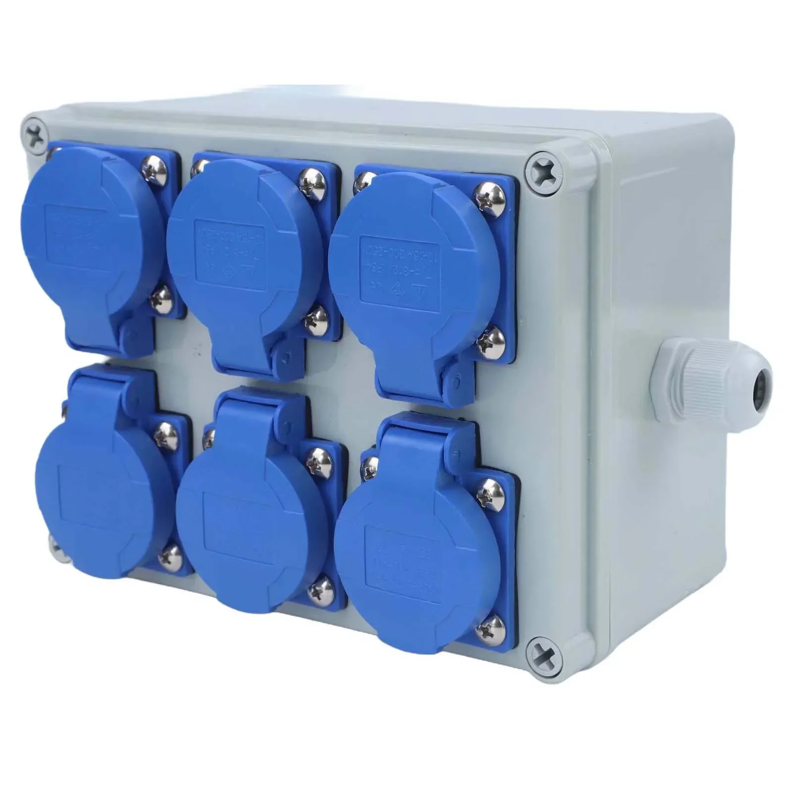 屋外用ソケット 工業用電源ボックス 壁掛け配電盤 耐衝撃性  - Outdoor Power Distributors のレビューと価格