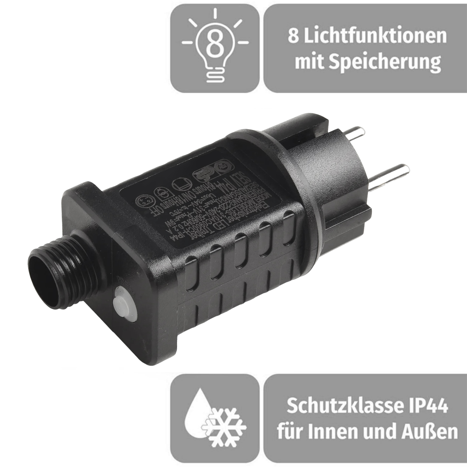 31V 9W LED 変圧器電源タイマー付きストリングライト - Outdoor Power For Christmas Lights のレビューと価格