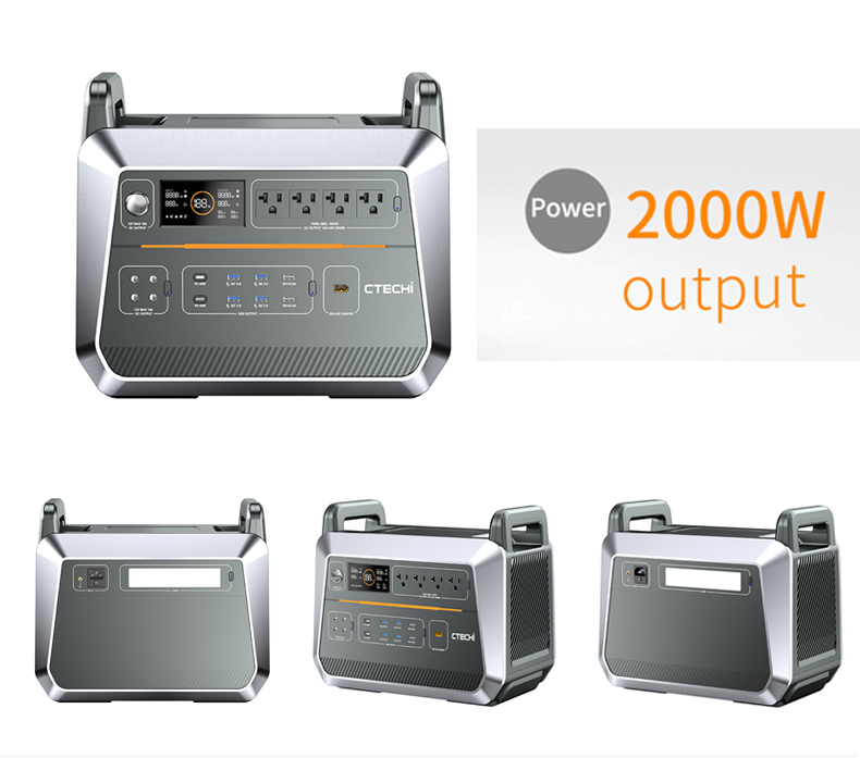 家庭用緊急電源急速充電2000W 家庭用屋外キャンプ用ポータ - Outdoor Power Generator のレビューと価格