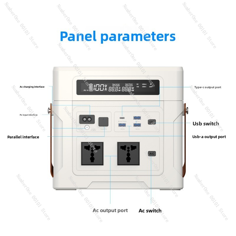 ポータブル1000W屋外電源 大容量蓄電池 バックアップ ポ - Outdoor Power Generator のレビューと価格