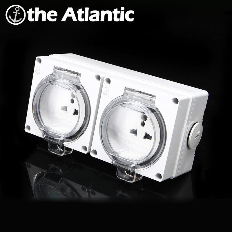 防水屋外壁コンセント,防水,IP66ユニバーサル,防風,10 - Outdoor Power Inlet Box のレビューと価格