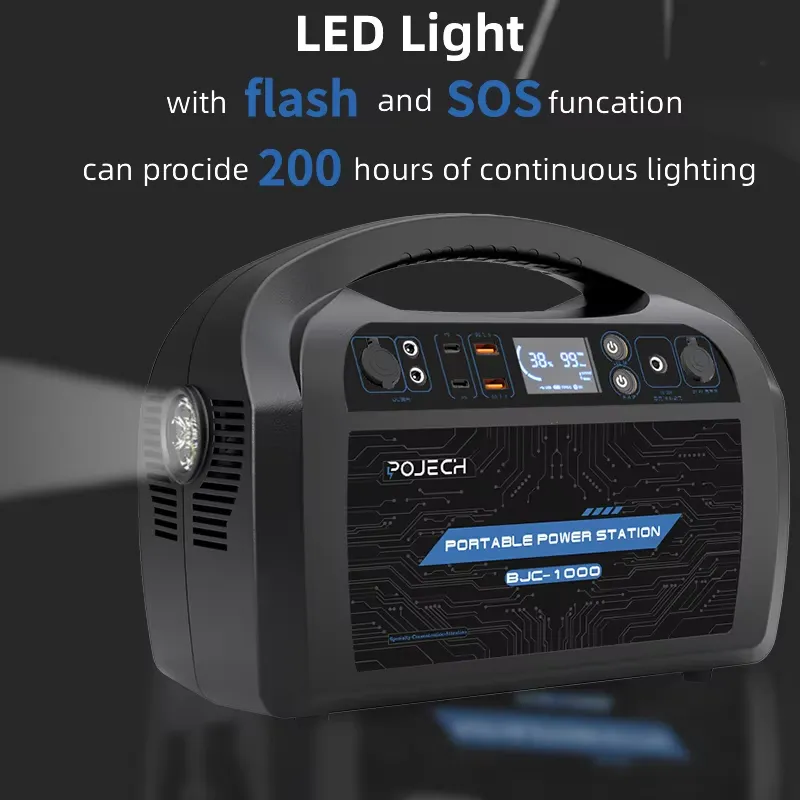 ポータブルソーラー発電所 1000W 大容量UPS BJC- - Outdoor Uninterruptible Power Supply のレビューと価格