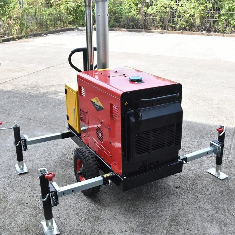 高品質ポータブルモバイル発電式移動照明塔（屋外夜間照明用） - Outdoor Power Generator のレビューと価格