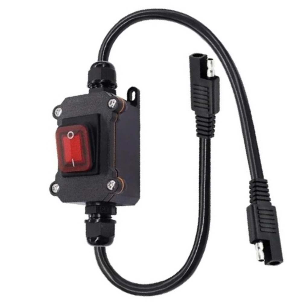 SAEコネクタデバイス用12Vインライン電源IP67インライ - Power Switch Outdoor のレビューと価格
