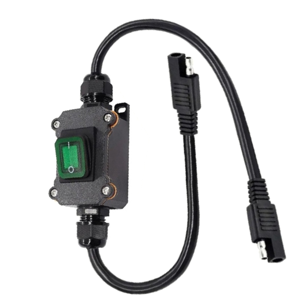 SAEコネクタデバイス用12Vインライン電源IP67インライ - Power Switch Outdoor のレビューと価格