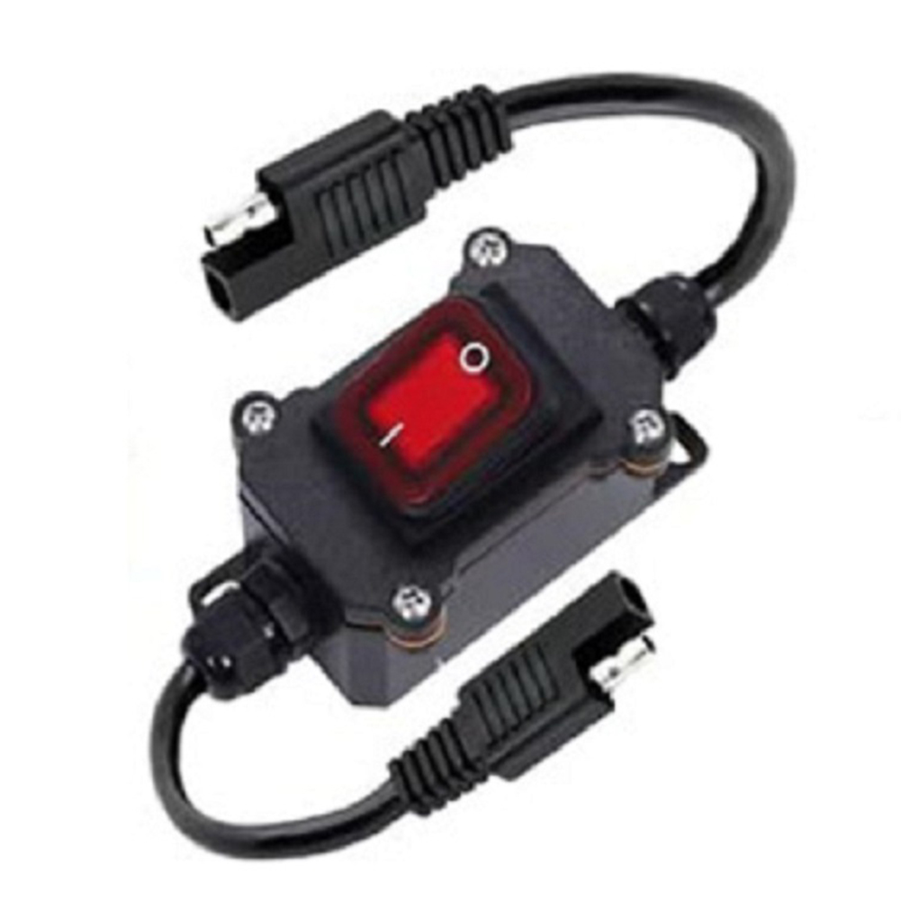 SAEコネクタデバイス用12Vインライン電源IP67インライ - Power Switch Outdoor のレビューと価格