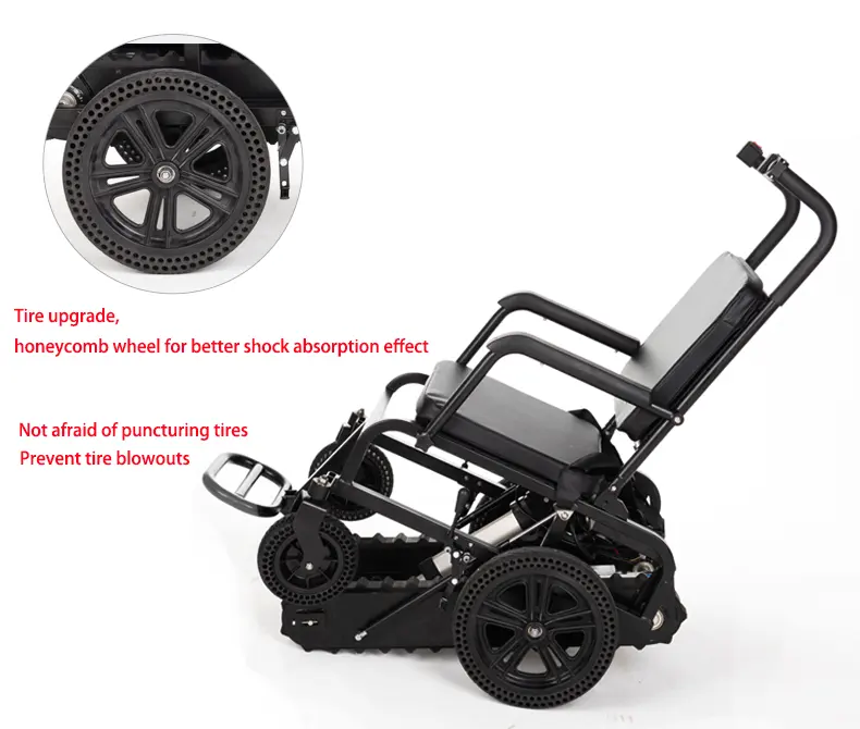 折りたたみ式屋外電動階段昇降機（車椅子ユーザー向け）リチウム - Outdoor Power Wheelchair のレビューと価格