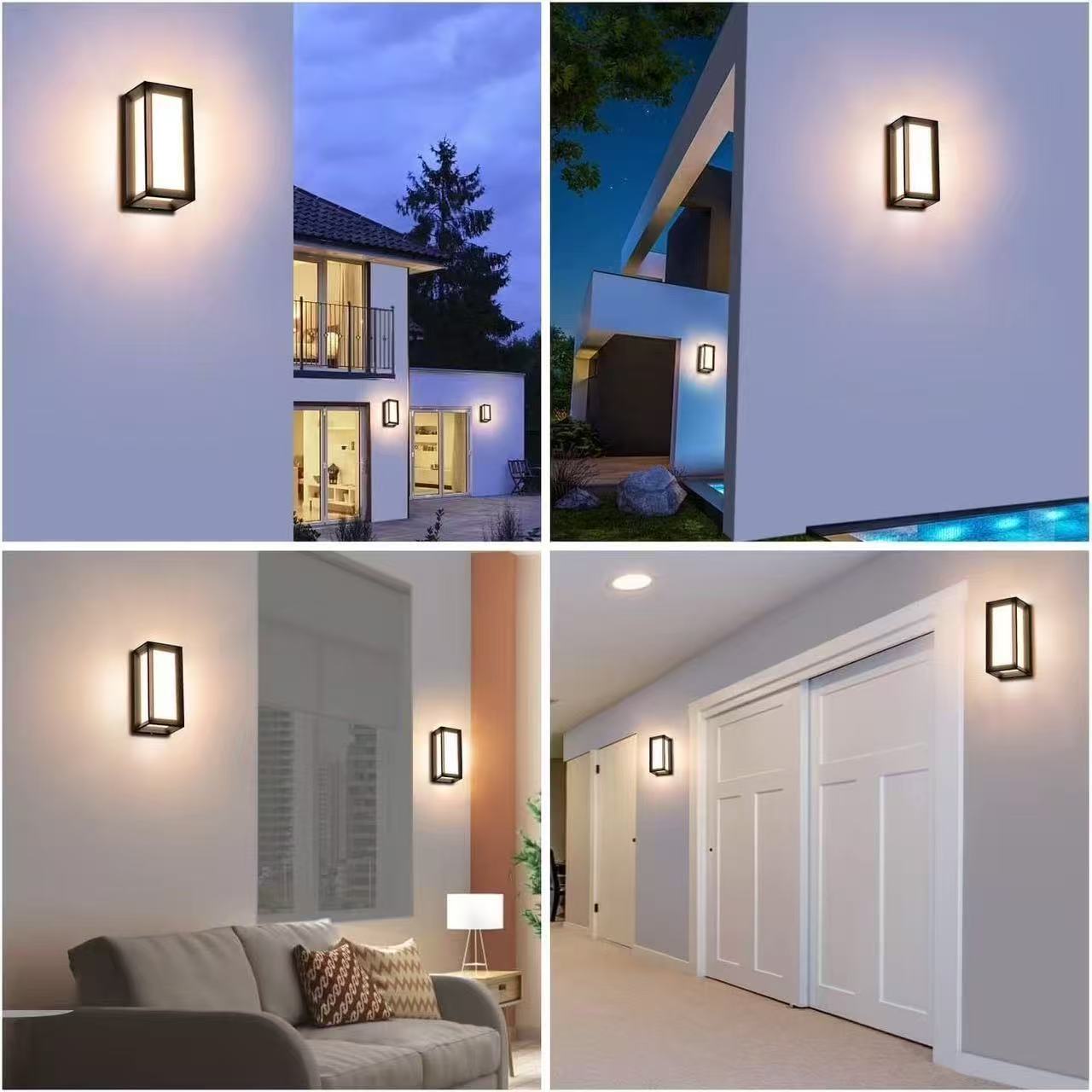 LED 屋外ウォールライト RGBCCT 調光可能なポーチラ - Outdoor Power Point Zigbee のレビューと価格