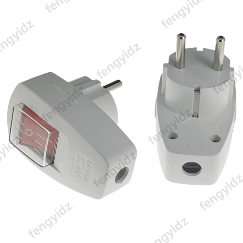 防水屋外用ドイツ式オス型シュコ電源プラグ（スイッチ付き、交換 - Outdoor Power Inlet Box のレビューと価格