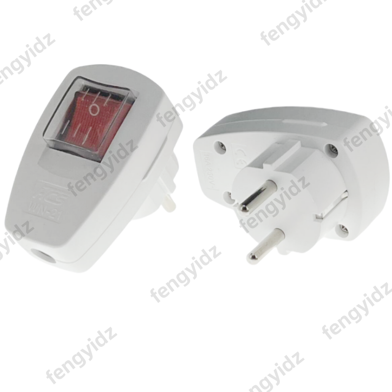防水屋外用ドイツ式オス型シュコ電源プラグ（スイッチ付き、交換 - Outdoor Power Inlet Box のレビューと価格
