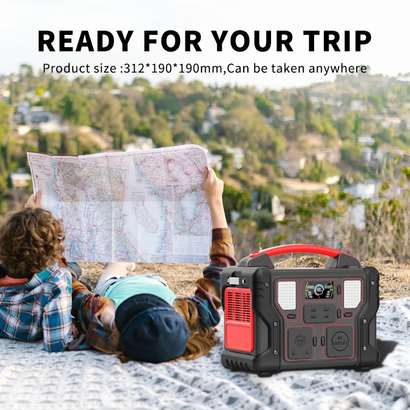 高品質300Wポータブル電源299.7Whソーラー発電機、6 - Outdoor Power Generator のレビューと価格