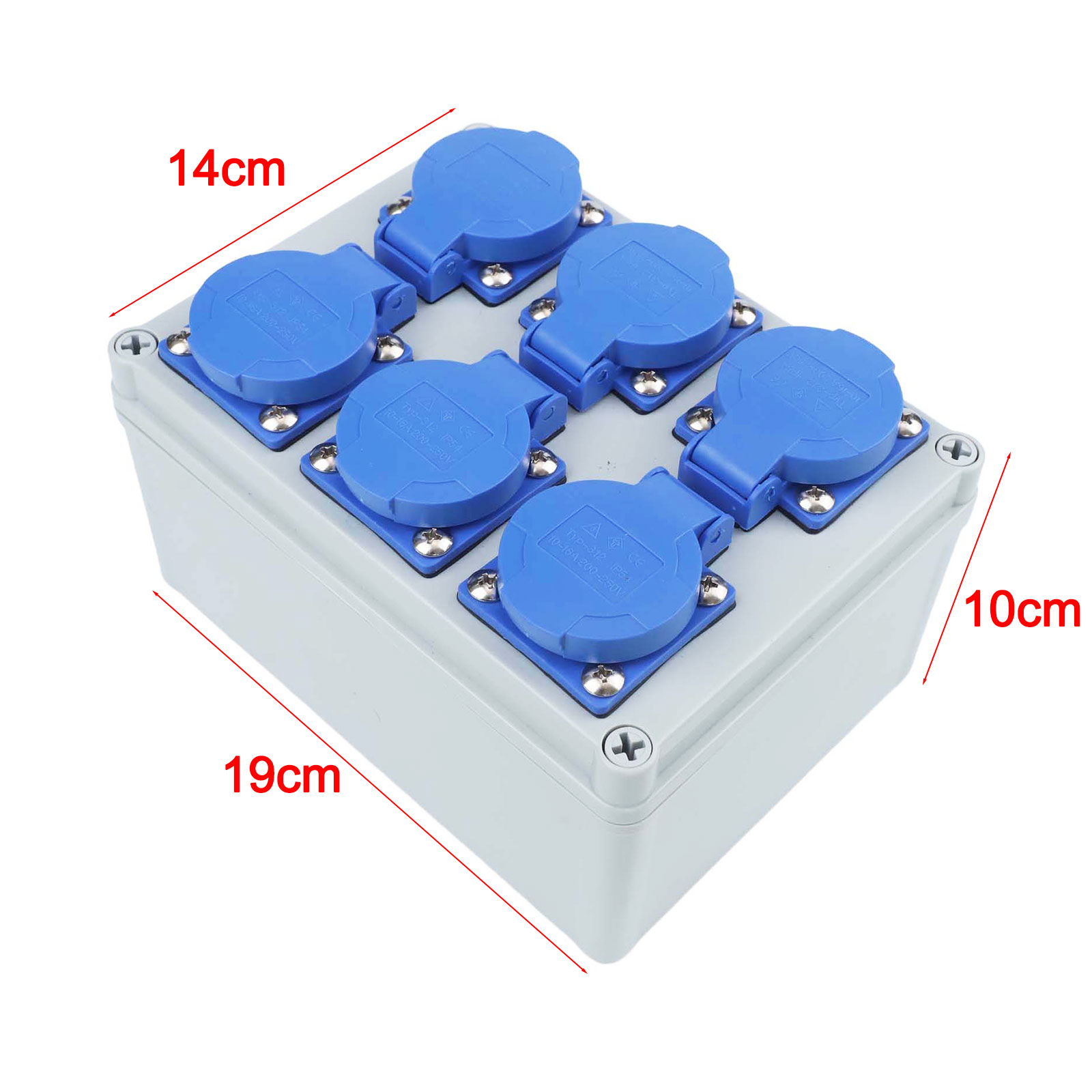 屋外ソケット工業用電源ボックス壁ディストリビュータ耐衝撃ハウ - Outdoor Power Distributors のレビューと価格