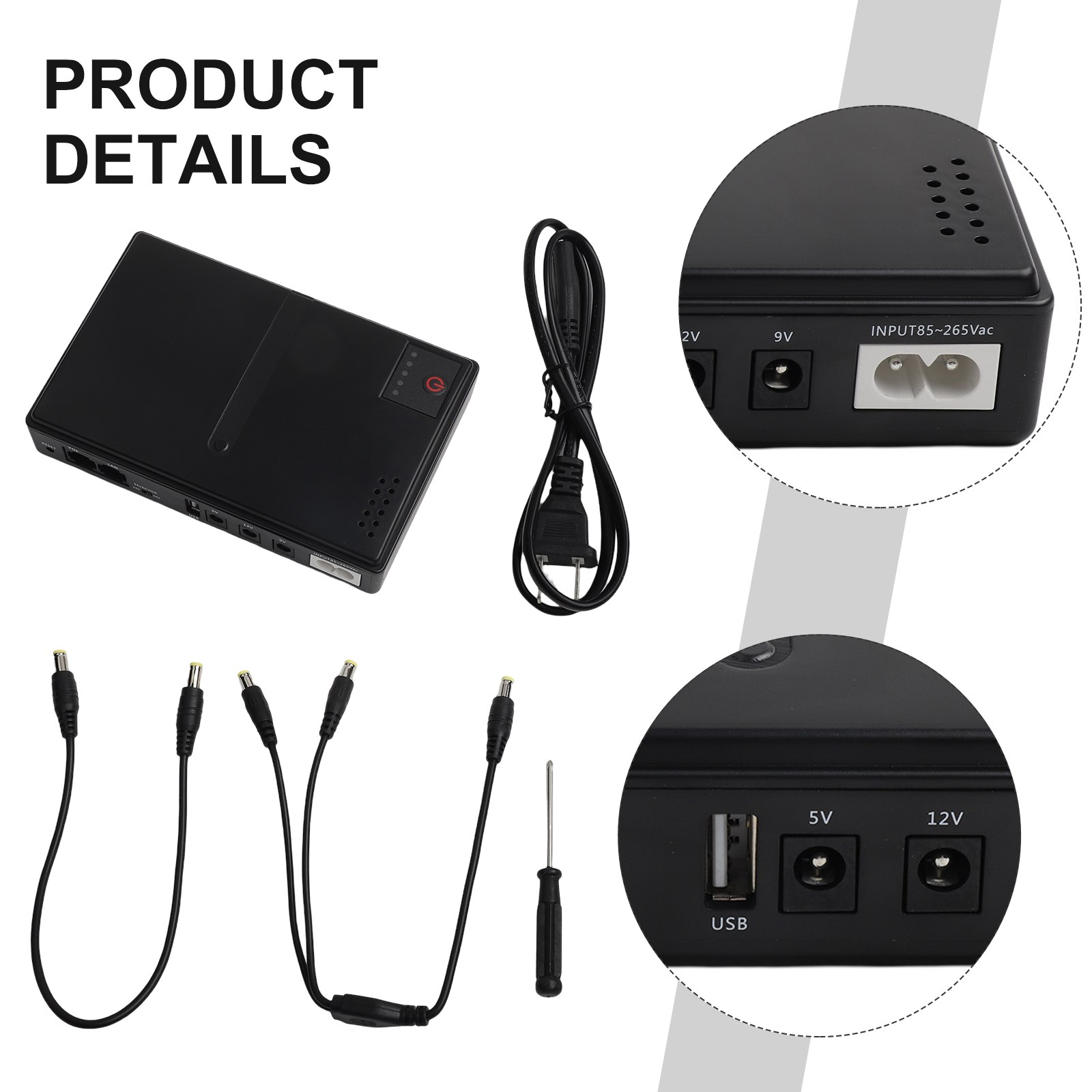 1018L 5V 9V 12V バックアップDC UPS 無 - Outdoor Uninterruptible Power Supply のレビューと価格