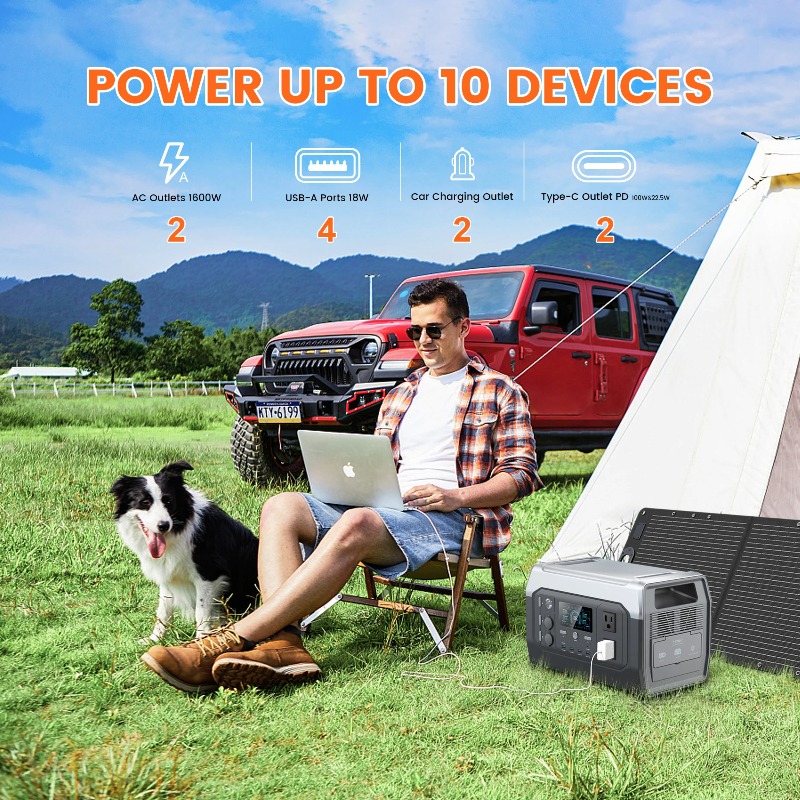 【ベストセラー】 CTOLITY XP1000 1800W  - Outdoor Power Generator のレビューと価格