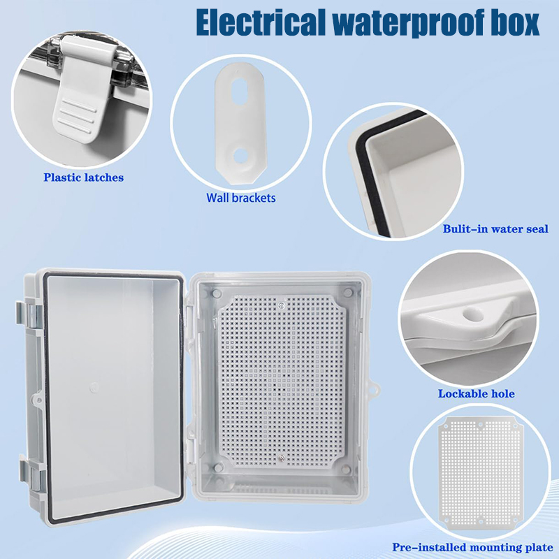 IP66防水電気接続ボックス 屋外用プラスチック配電ボックス - Outdoor Power Supply Box のレビューと価格