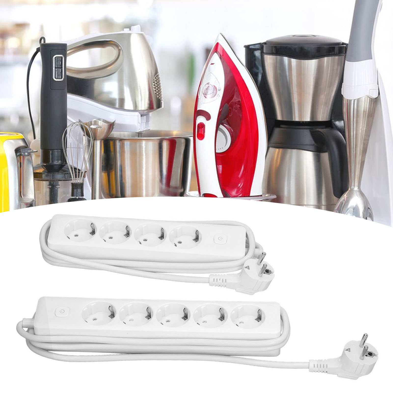 屋外用電源タップ マルチソケット 電気延長ケーブル 保護コン - Outdoor Power Strip のレビューと価格