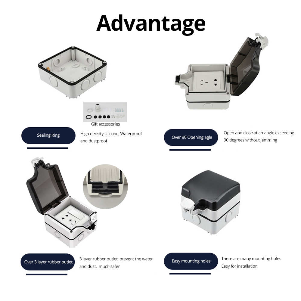 Wallpad IP66 防塵防水屋外ボックス壁スイッチとソ - Power Switch Outdoor のレビューと価格