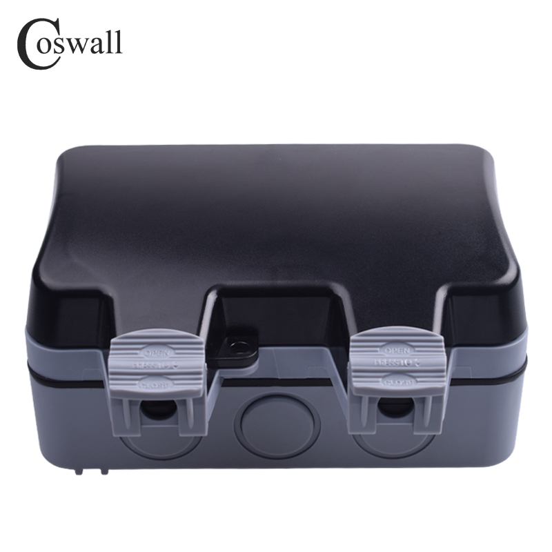 Coswall-スイッチコンセントip66,防水,耐候性,屋 - Outdoor Power Outlet Extension のレビューと価格