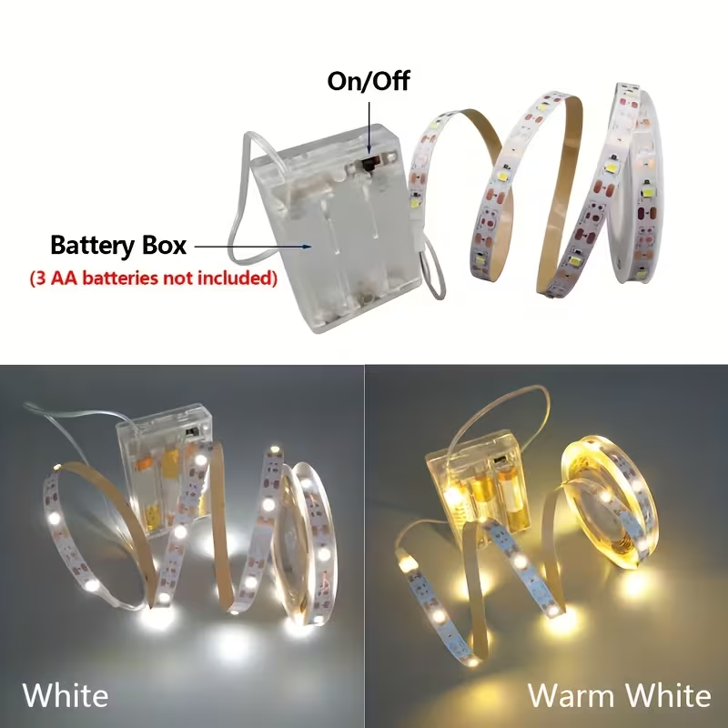 1つのフレキシブルLEDライトストリップ、低電圧5Vバッテリ - Outdoor Power Strip のレビューと価格