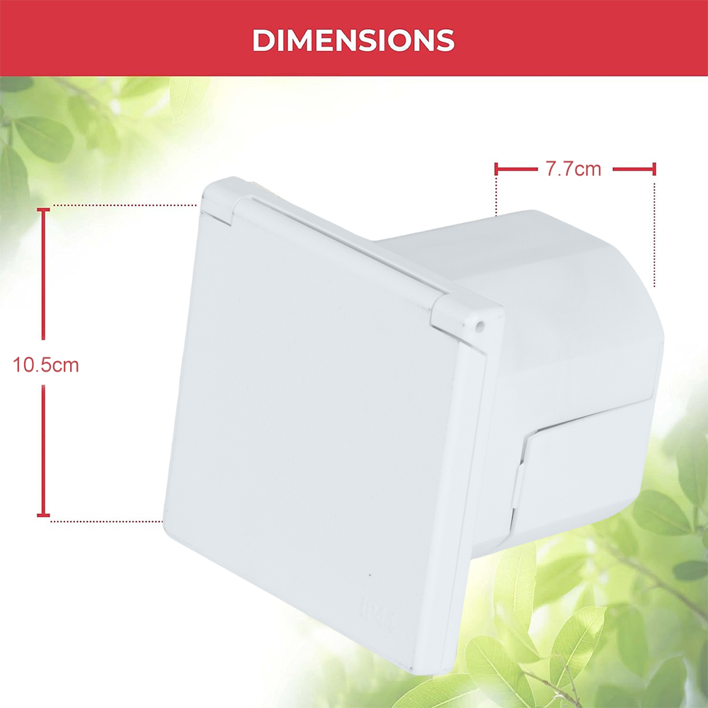 RV用電源プラグ 230V 16A 電源接続ソケット キャン - Outdoor Power Outlet Extension のレビューと価格