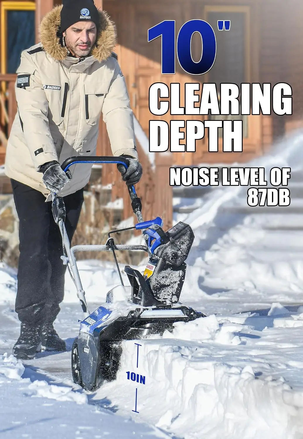 ベストセラーのコードレススノーブロワー 40V 20インチ  - Snow Blower Single のレビューと価格