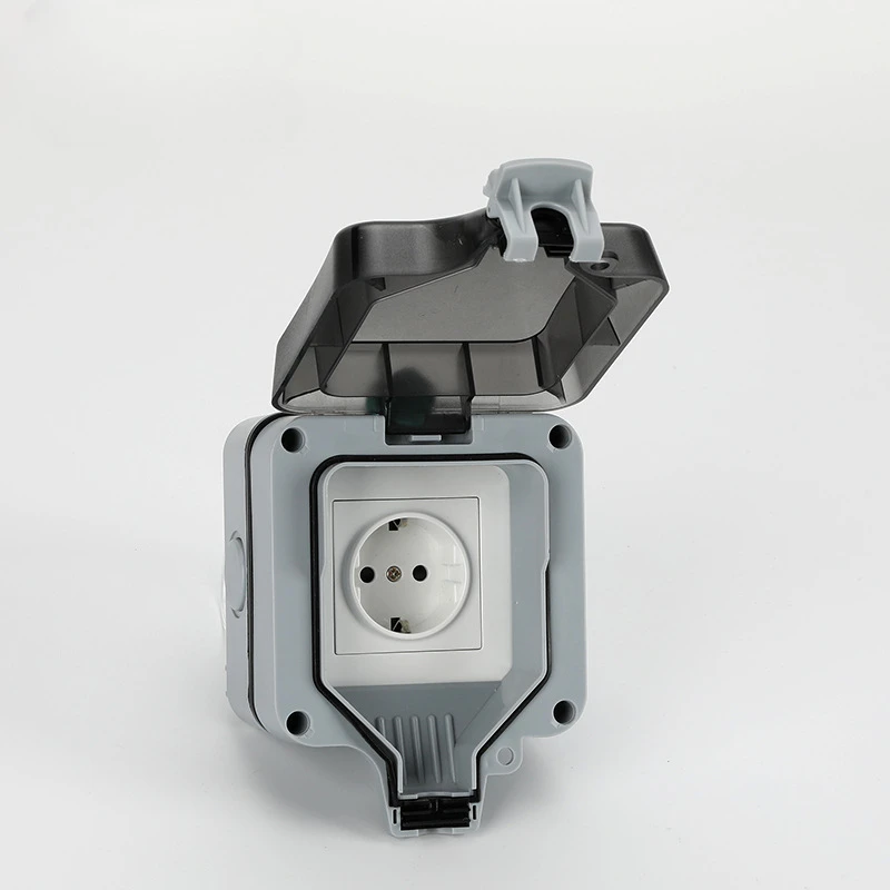EU KR 屋外壁防水ソケット 16A コンセント韓国電力  - Outdoor Power Inlet Box のレビューと価格