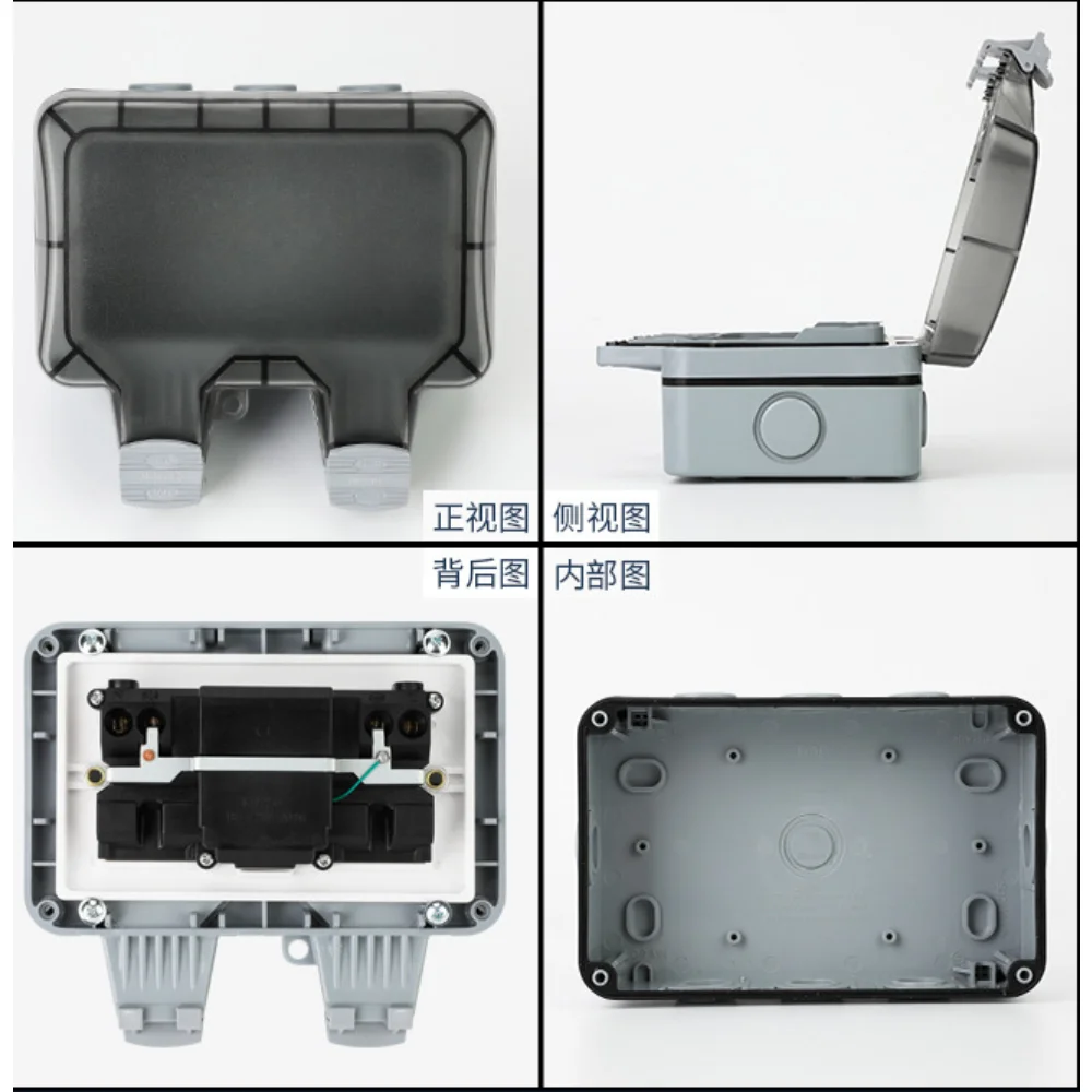 EU KR 屋外壁防水ソケット 16A コンセント韓国電力  - Outdoor Power Inlet Box のレビューと価格