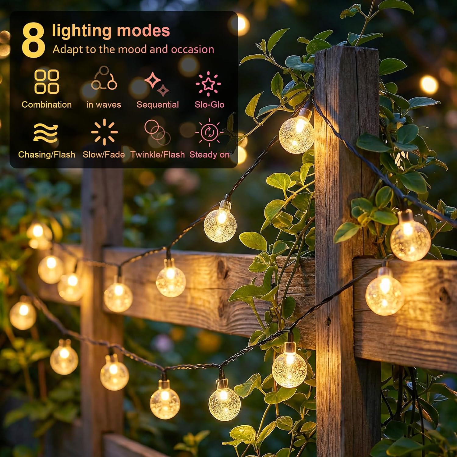 ソーラーストリングライト屋外LEDフェアリーライト太陽光発電 - Outdoor Power For Christmas Lights のレビューと価格