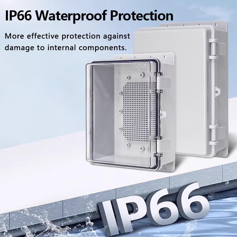 IP66防水グレー/透明カバーハウジング電源ジャンクションボ - Outdoor Power Supply Box のレビューと価格