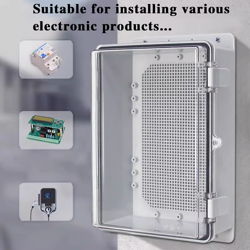 IP66防水グレー/透明カバーハウジング電源ジャンクションボ - Outdoor Power Supply Box のレビューと価格
