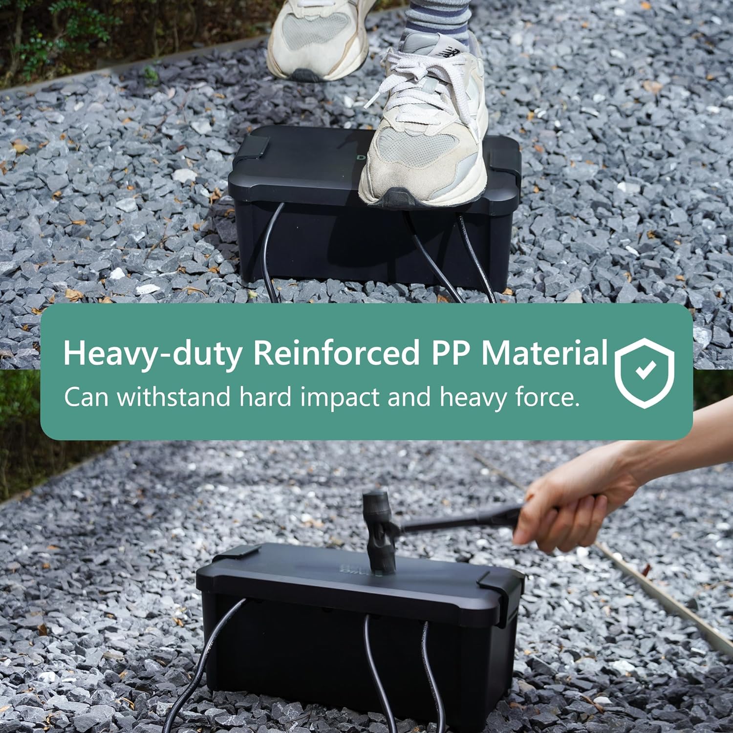 Diivoo 屋外防水電気ボックス屋外ケーブル接続ソケットエ - Outdoor Power Outlet Extension のレビューと価格