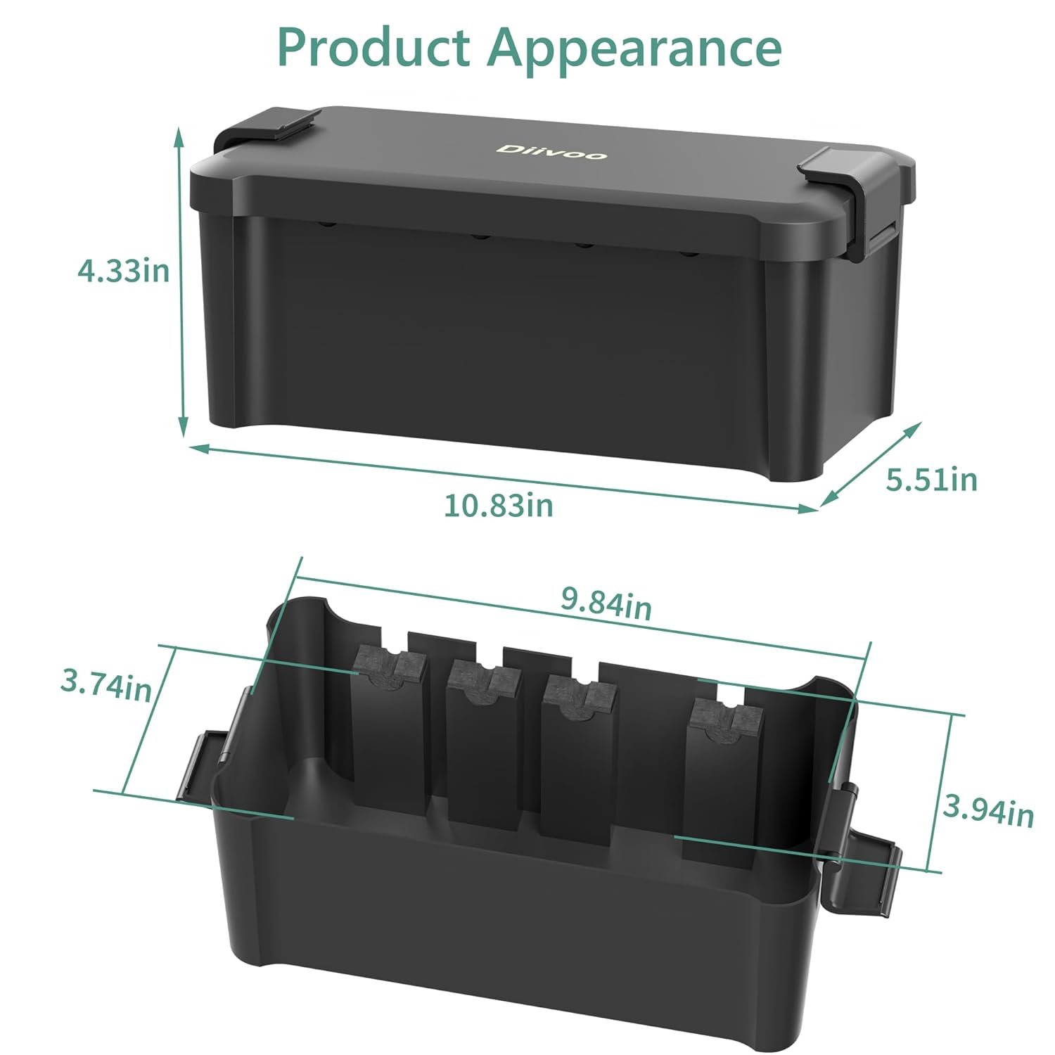 Diivoo 屋外防水電気ボックス屋外ケーブル接続ソケットエ - Outdoor Power Outlet Extension のレビューと価格