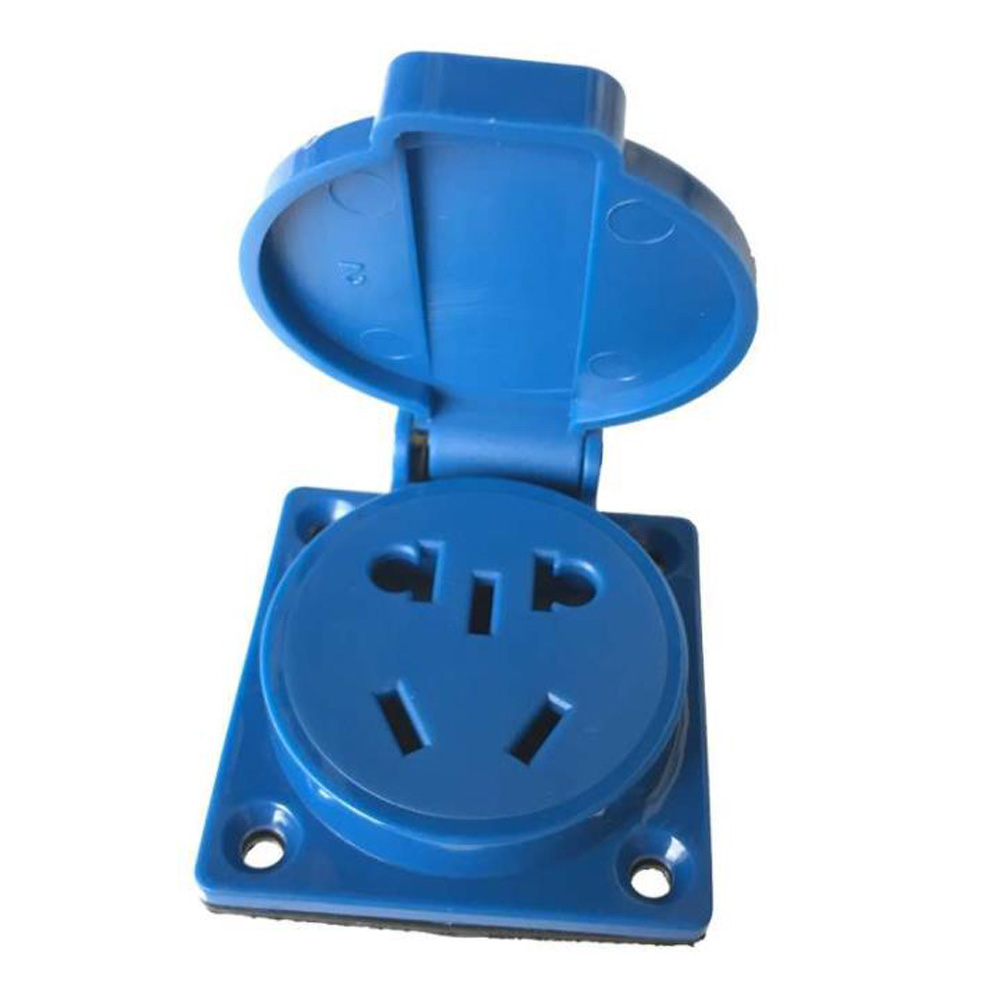 ブルーIP54 10A/16A 220V多機能産業用電気AC - Outdoor Power Inlet Box のレビューと価格