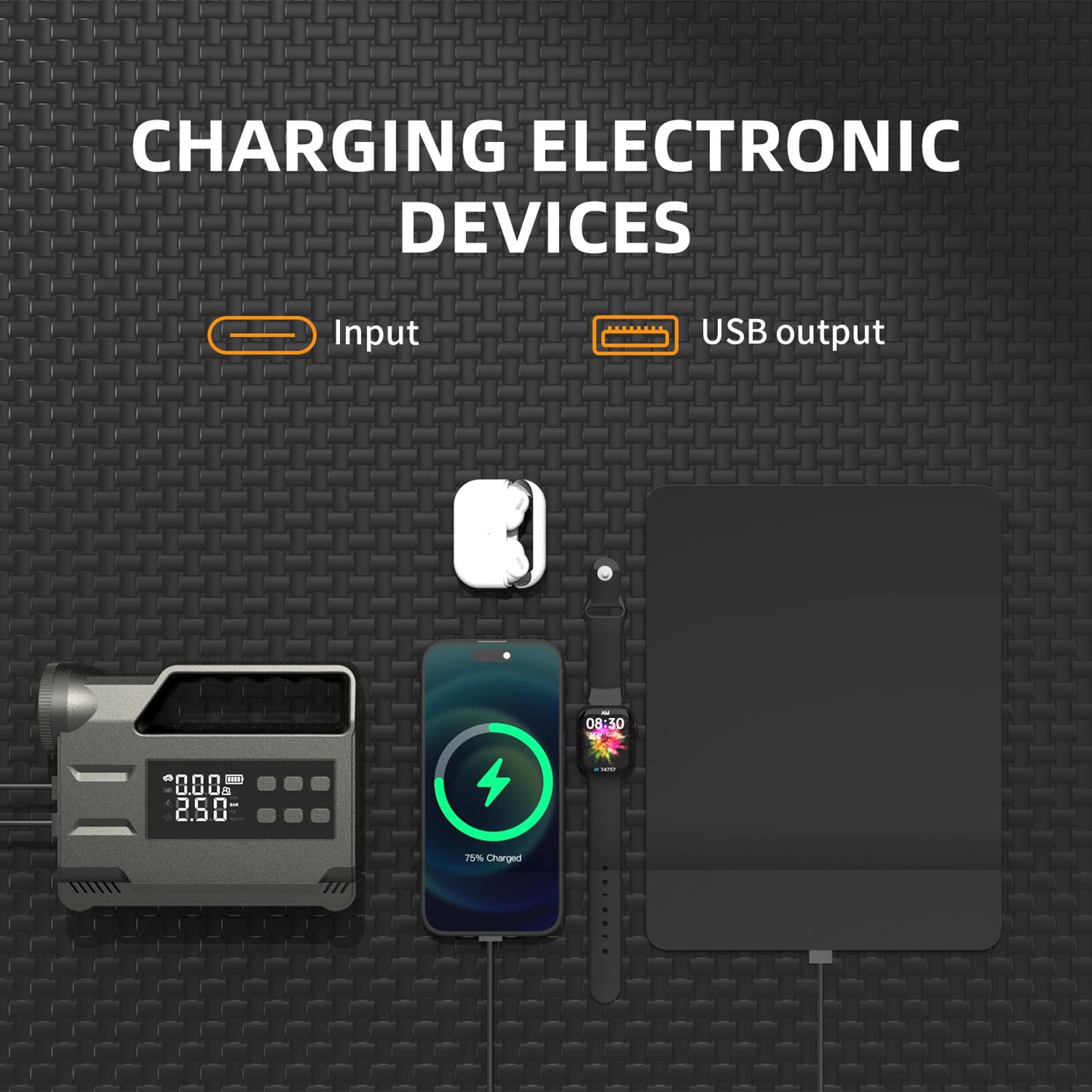 エアコンプレッサー ポータブル 12V 始動電圧 アクセサリ - Air Compressor Portable のレビューと価格
