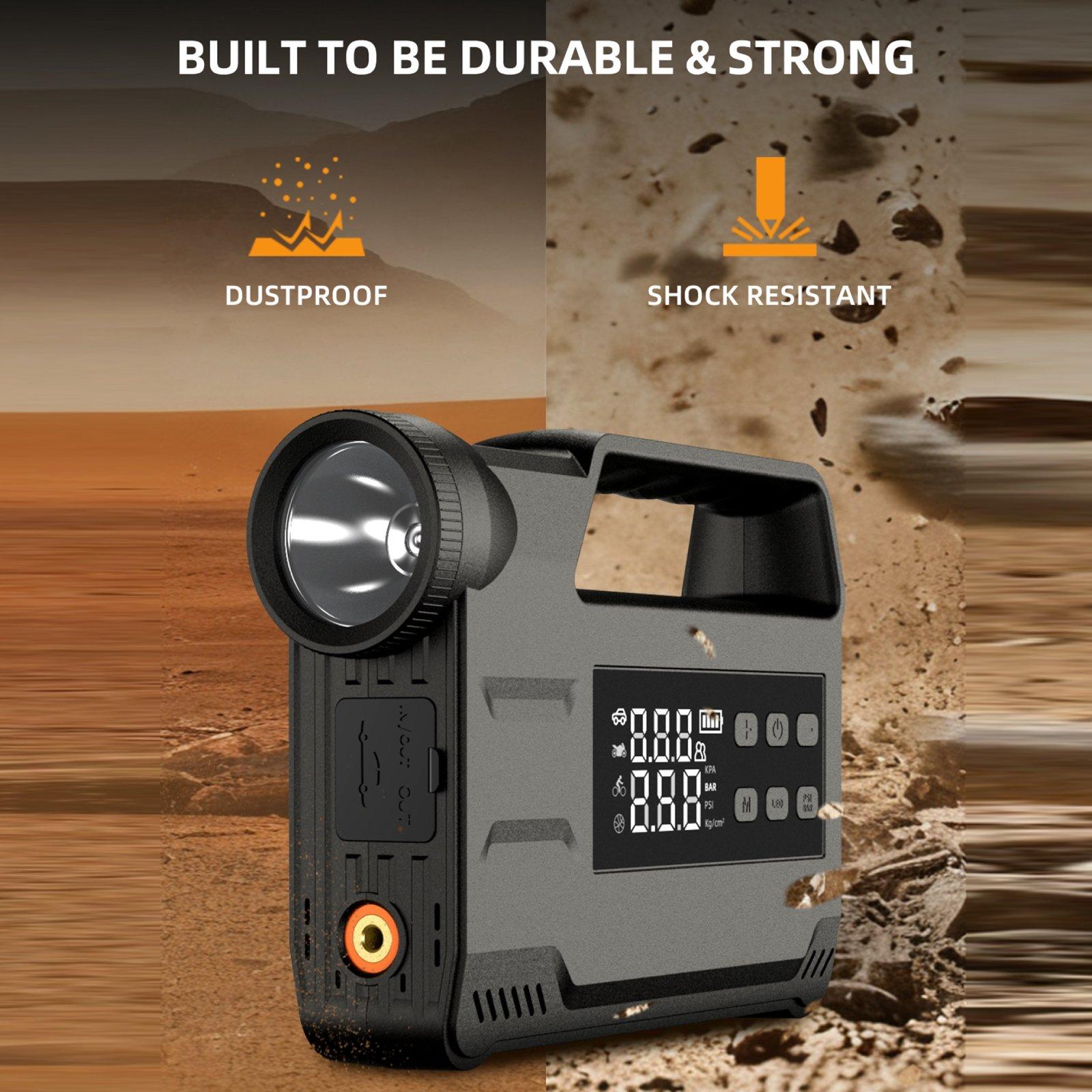 エアコンプレッサー ポータブル 12V 始動電圧 アクセサリ - Air Compressor Portable のレビューと価格