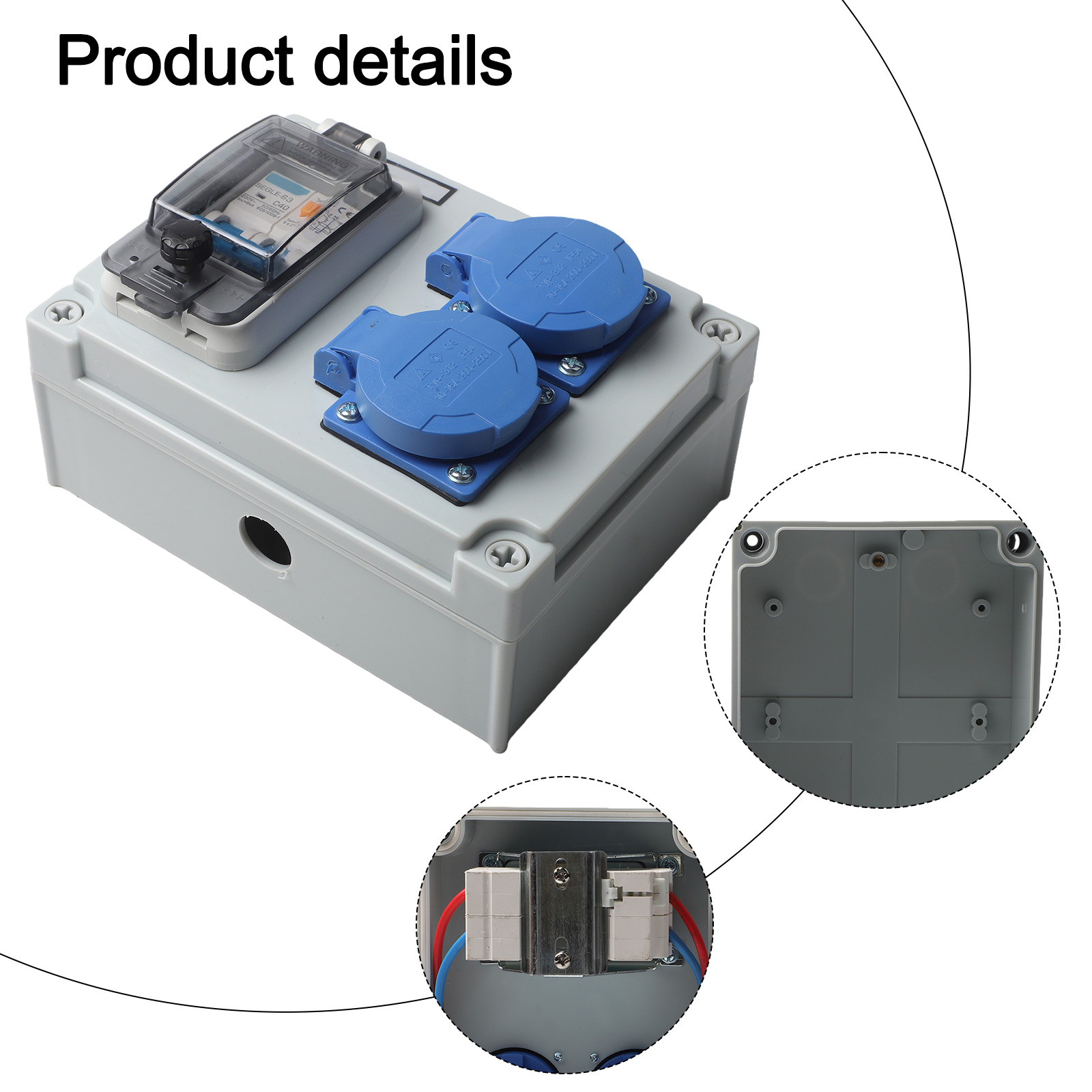 IP54保護電源分配器 250V 16A 定格電圧 IP54 - Outdoor Power Distributors のレビューと価格