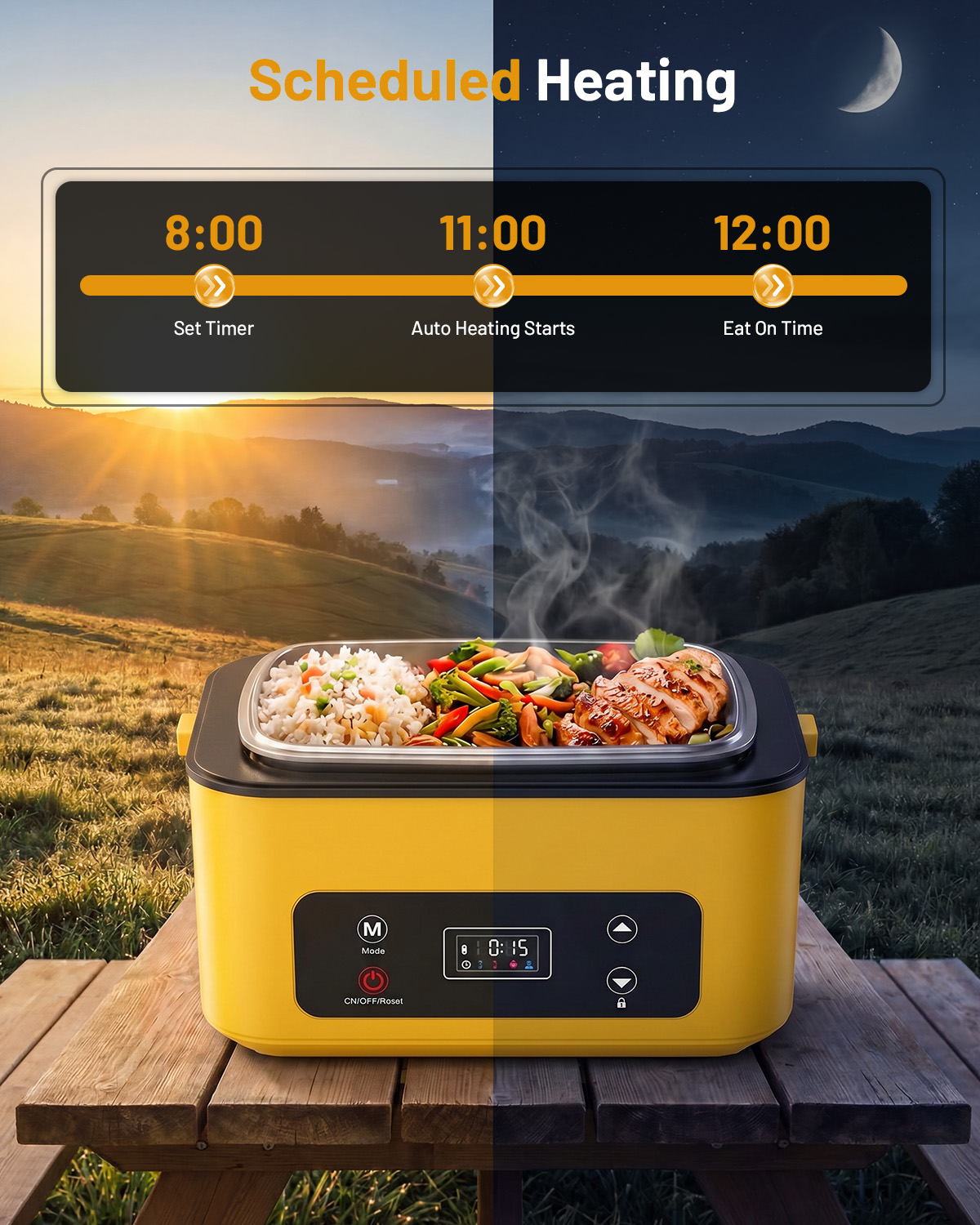タスクスター ポータブル加熱ランチボックス 40オンス コー - Outdoor Power Supply Box のレビューと価格