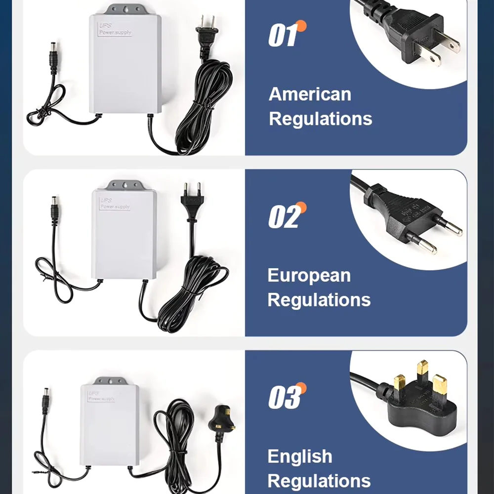 DIFANG UPS 電源アダプタ WiFi カメラ用無停電 - Outdoor Uninterruptible Power Supply のレビューと価格